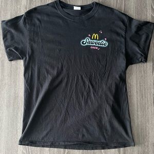 Black Saweetie McDonlads tshirt